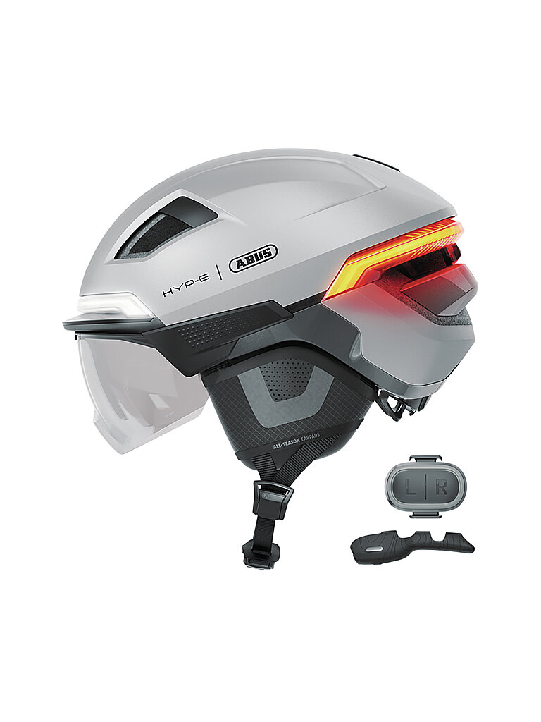 Casco de bicicleta Hyp-E-BL.ACE plata 51-54CM