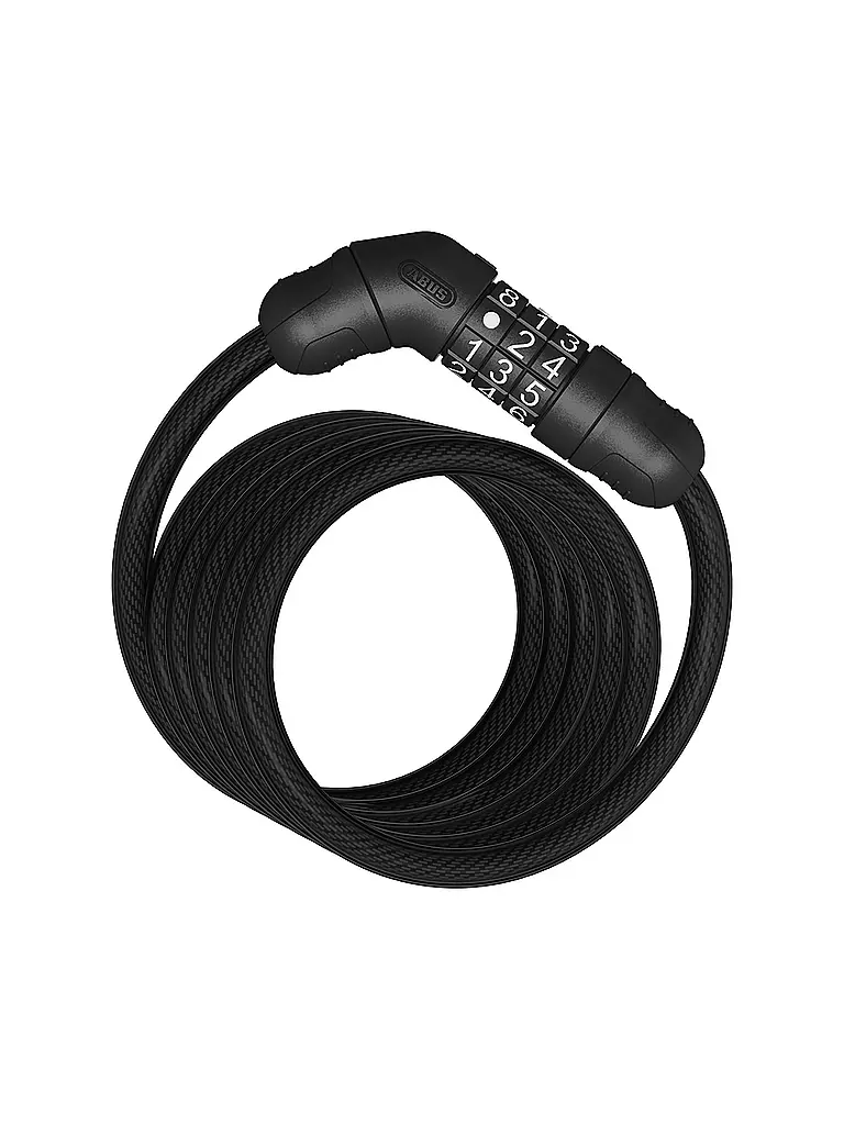 ABUS | Candado de cable en espiral 4508C/150 Negro | Negro