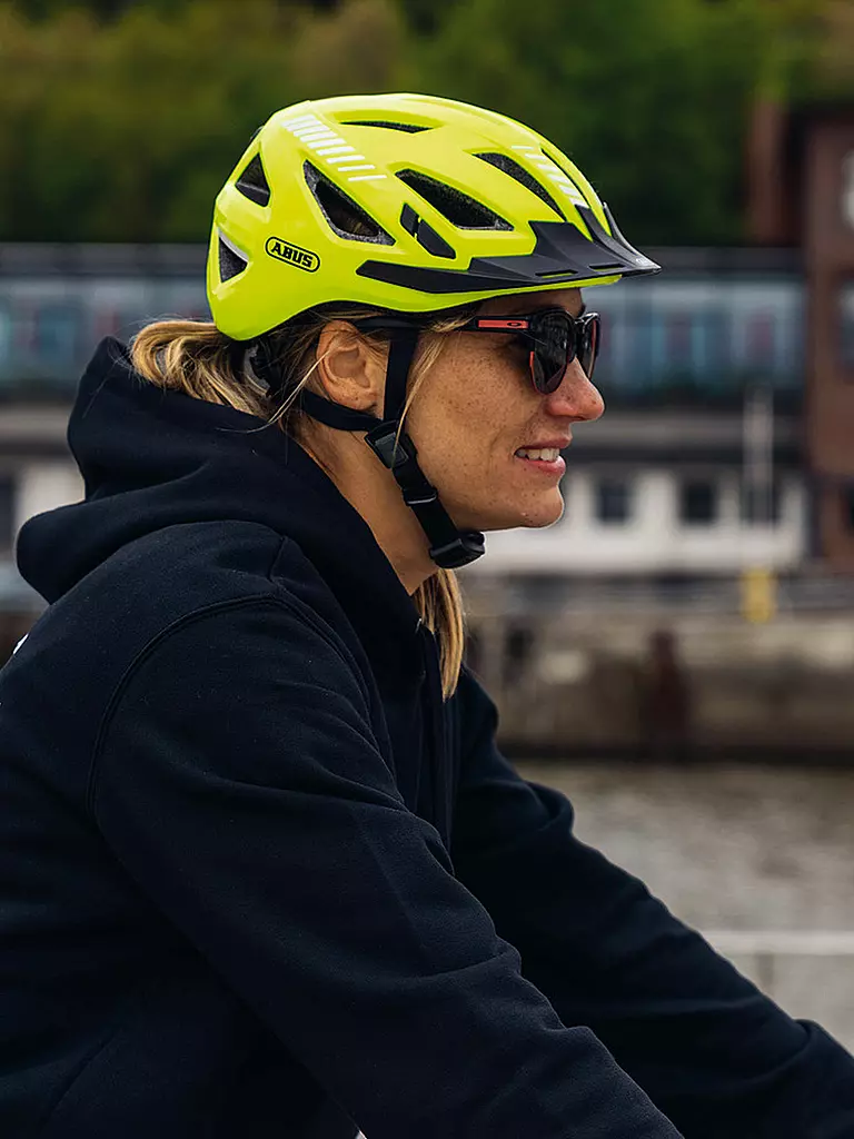 ABUS | Kinder Fahrradhelm Smiley 3.0 | Amarillo