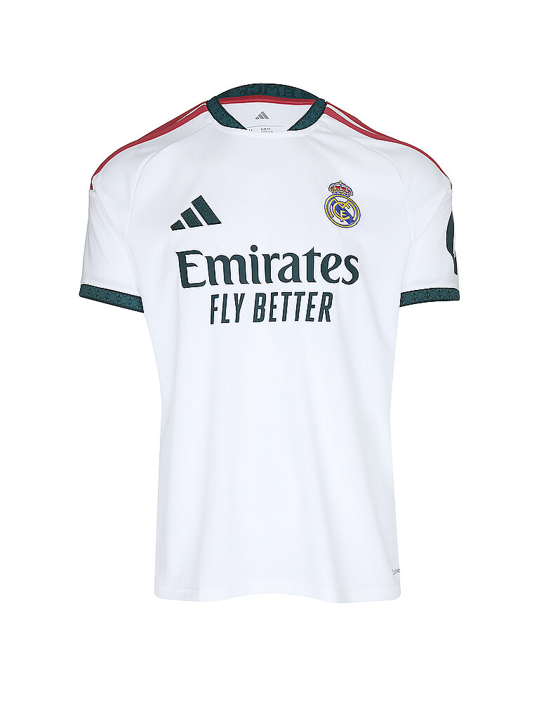 Camiseta de fútbol para hombre REAL Home blanco M