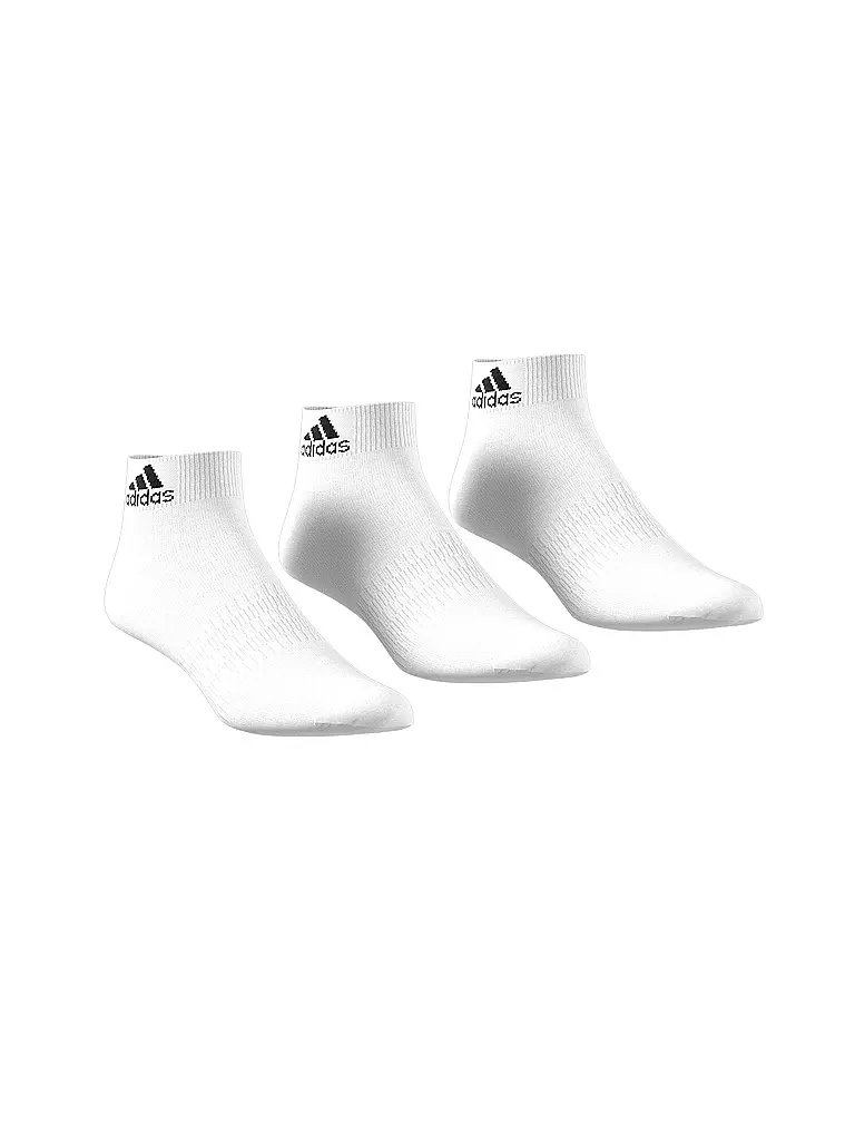 ADIDAS | 3er Pkg. Socken Mid Cut | Blanco