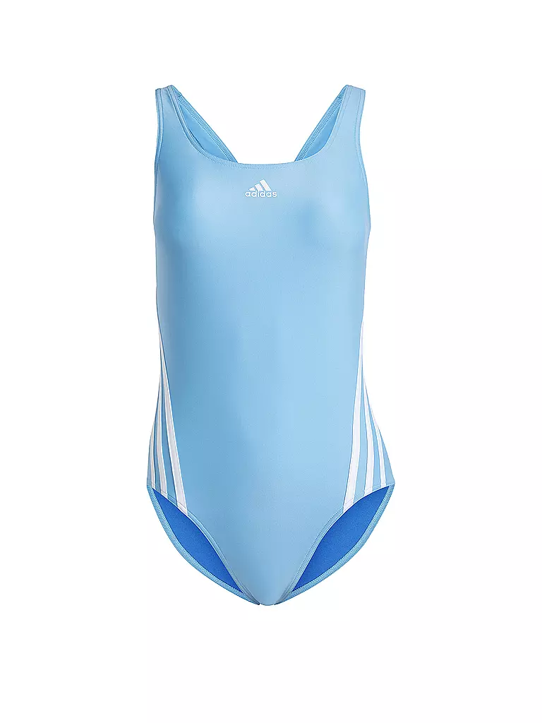 ADIDAS | Bañador de mujer con 3 rayas | Azul