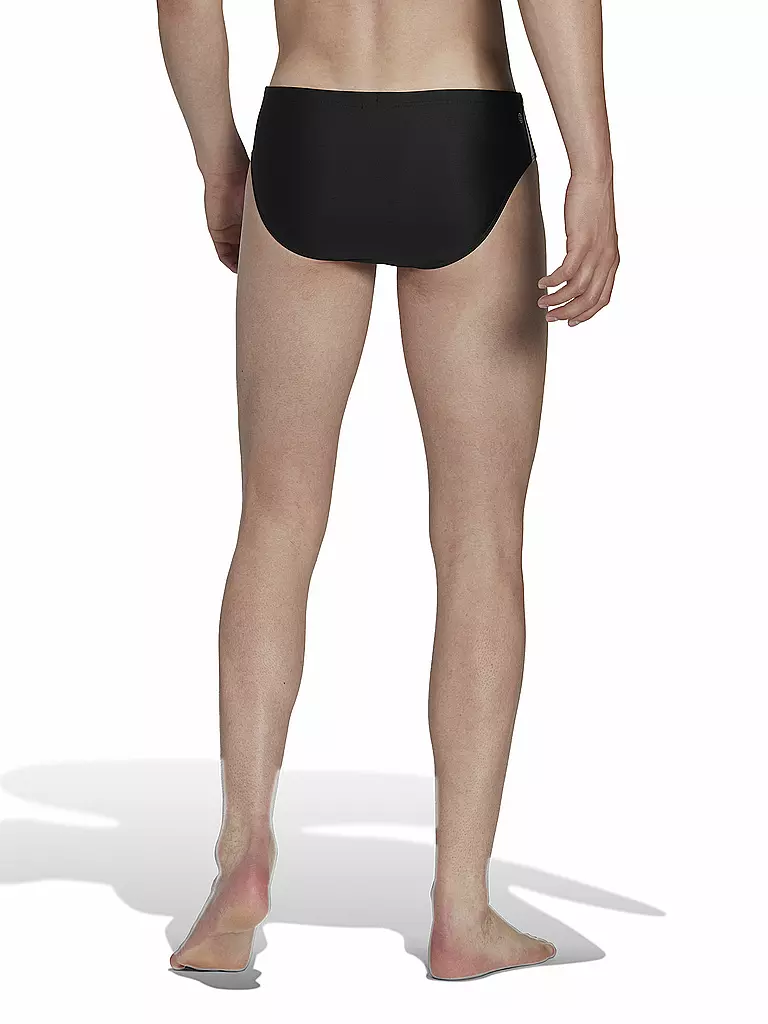 ADIDAS | Bañador slip clásico de 3 rayas para hombre | Negro