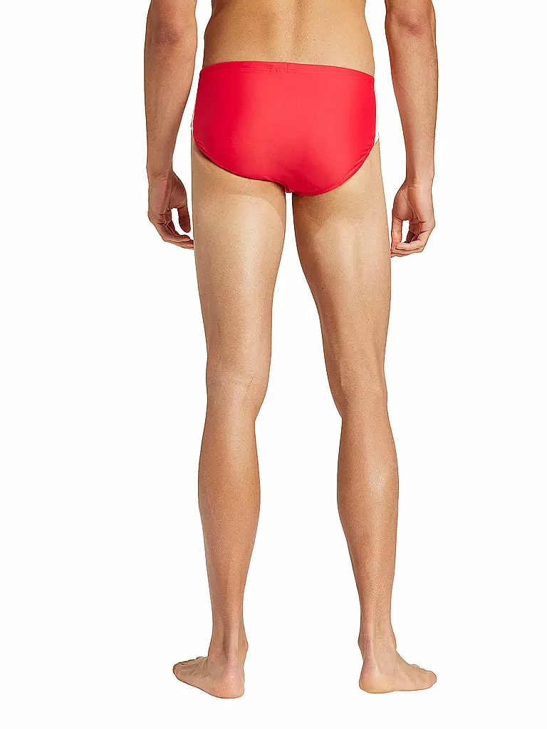 ADIDAS | Bañador slip para hombre 3S BLD | Rojo