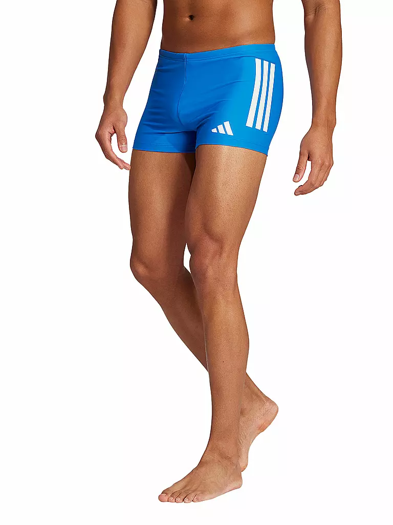 ADIDAS | Bañador tipo bóxer con pierna para hombre 3S BLD | Azul