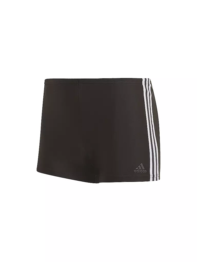 ADIDAS | Bañador tipo bóxer de pierna para hombre con 3 rayas | Negro