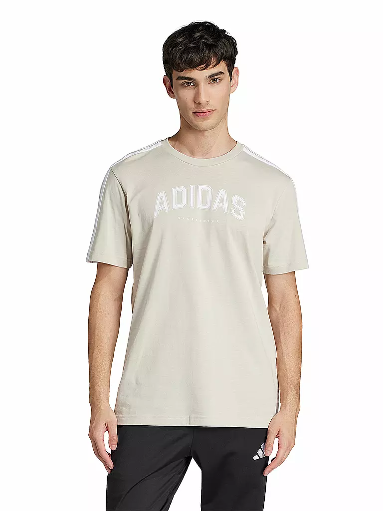 ADIDAS | Camiseta College para hombre | Crema