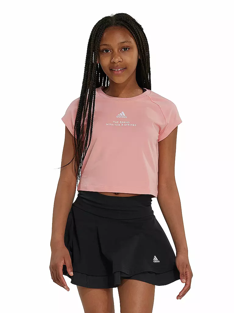 ADIDAS | Camiseta corta Street Jam para niña | Rosa