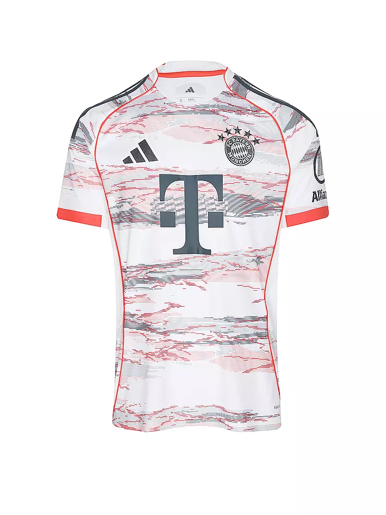 ADIDAS | Camiseta de fútbol para hombre FC Bayern München 25/26 Auswärts | Blanco
