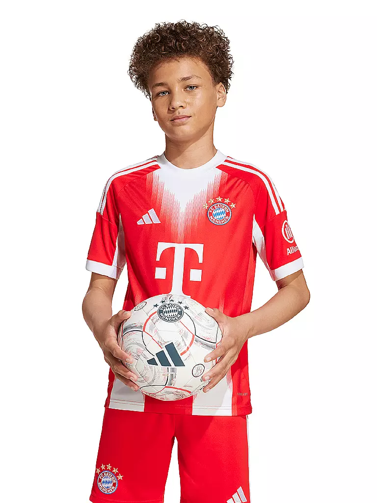 ADIDAS | Camiseta de fútbol para niños FC Bayern München 25/26 Local | Rojo