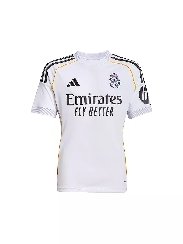 ADIDAS | Camiseta de fútbol para niños Real Madrid 25/26 Primera Equipación | Blanco