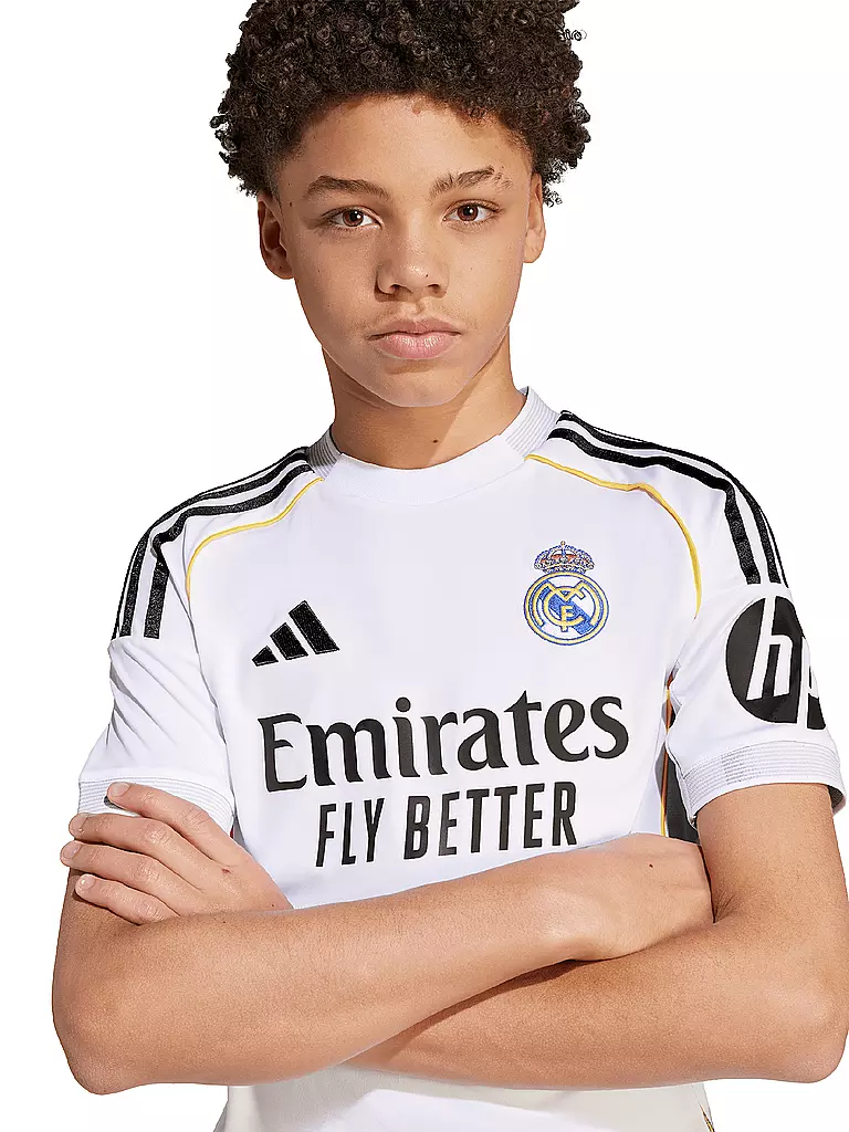 ADIDAS | Camiseta de fútbol para niños Real Madrid 25/26 Primera Equipación | 