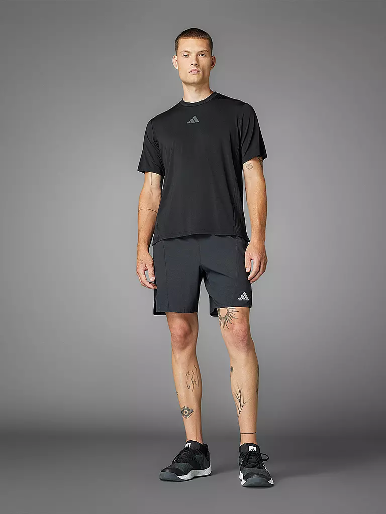 ADIDAS | Camiseta de fitness para hombre D4T Intense | Negro