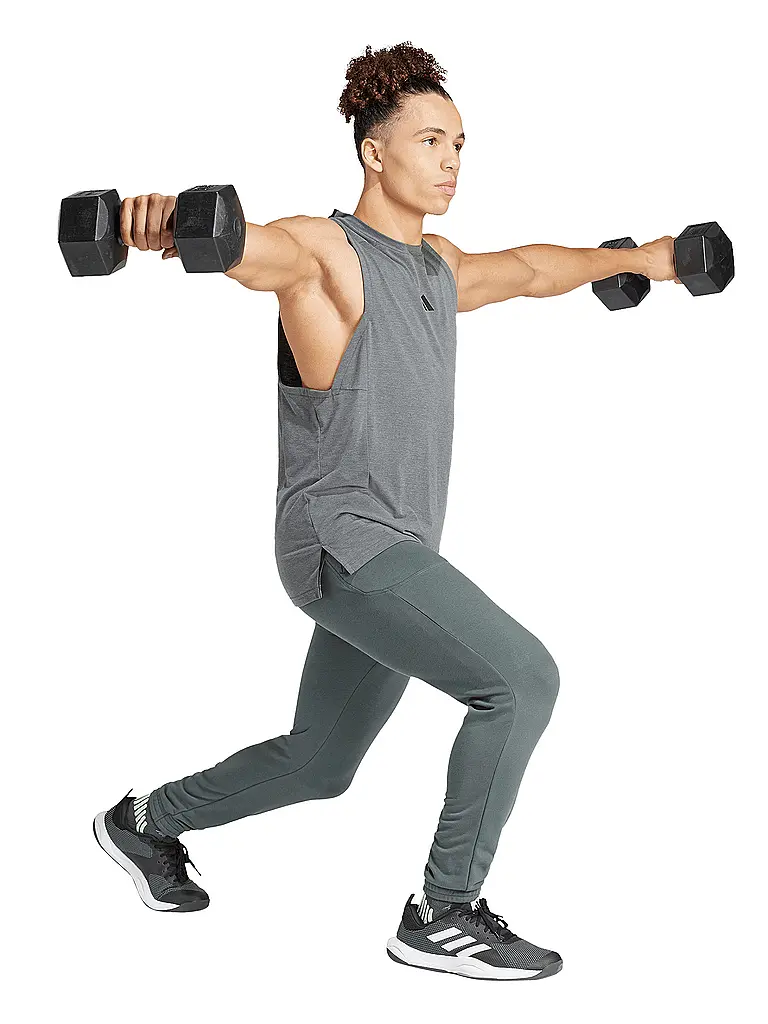 ADIDAS | Camiseta de fitness para hombre D4T | Gris