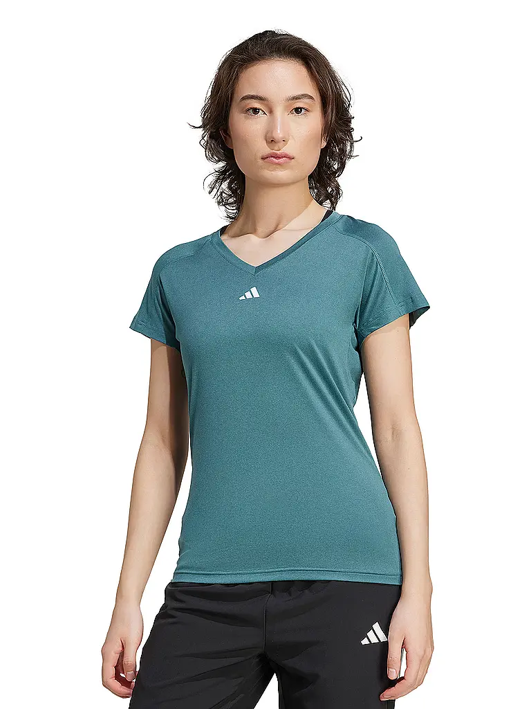 ADIDAS | Camiseta de fitness para mujer AEROREADY Train Essentials | Petróleo