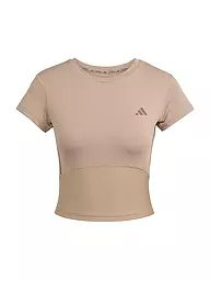 ADIDAS | Camiseta de fitness para mujer Hyperglam Ripp-Baby | Marrón