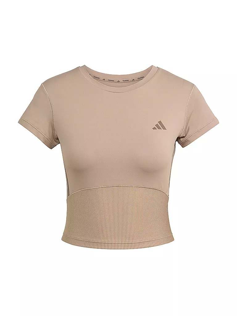 ADIDAS | Camiseta de fitness para mujer Hyperglam Ripp-Baby | Marrón