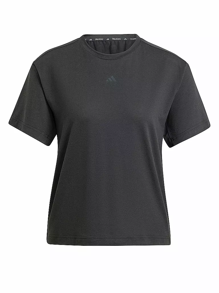 ADIDAS | Camiseta de fitness para mujer Power con abertura en la espalda y 3 rayas | Negro