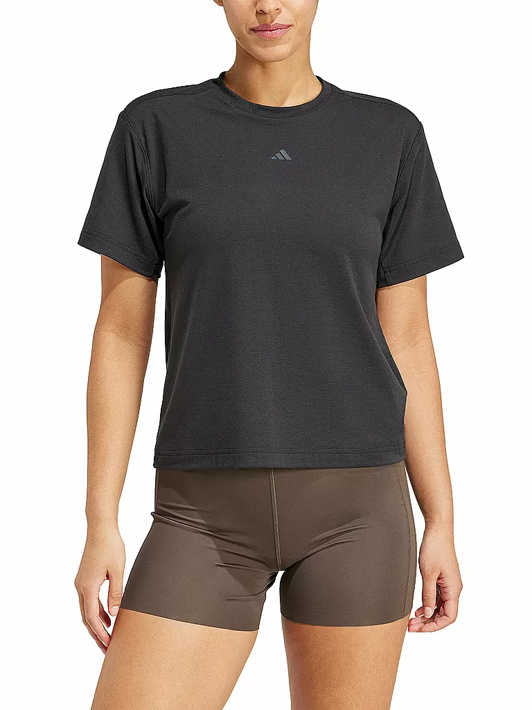 ADIDAS | Camiseta de fitness para mujer Power con abertura en la espalda y 3 rayas |