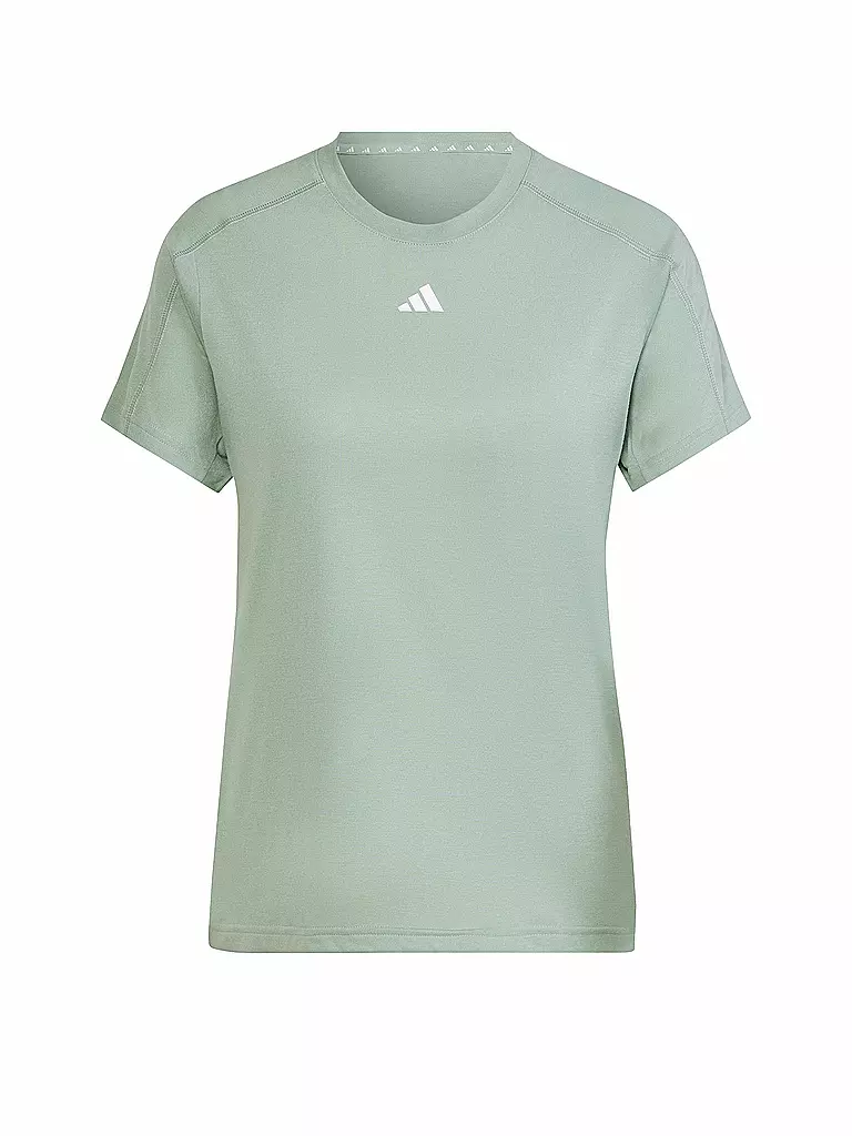 ADIDAS | Camiseta de fitness para mujer TR-ES Crew | Verde claro
