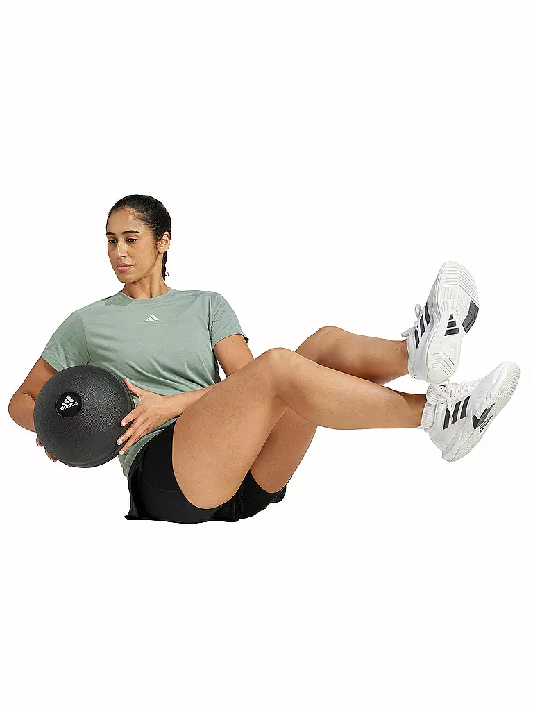 ADIDAS | Camiseta de fitness para mujer TR-ES Crew | Verde claro