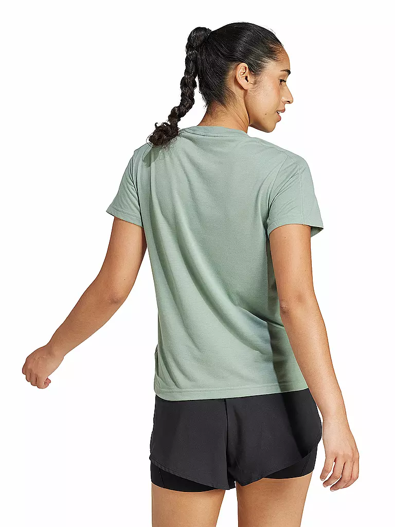 ADIDAS | Camiseta de fitness para mujer TR-ES Crew | Verde claro