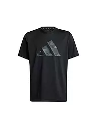 ADIDAS | Camiseta de fitness para niños Train Essentials Seasonal Print | Negro