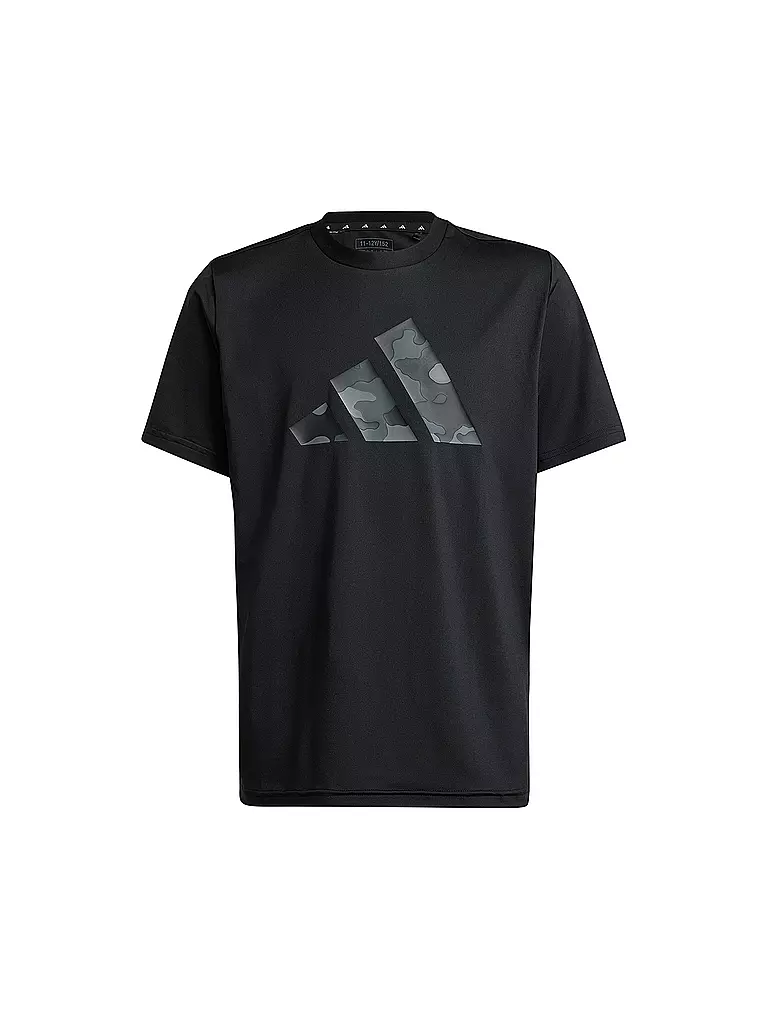 ADIDAS | Camiseta de fitness para niños Train Essentials Seasonal Print | Negro