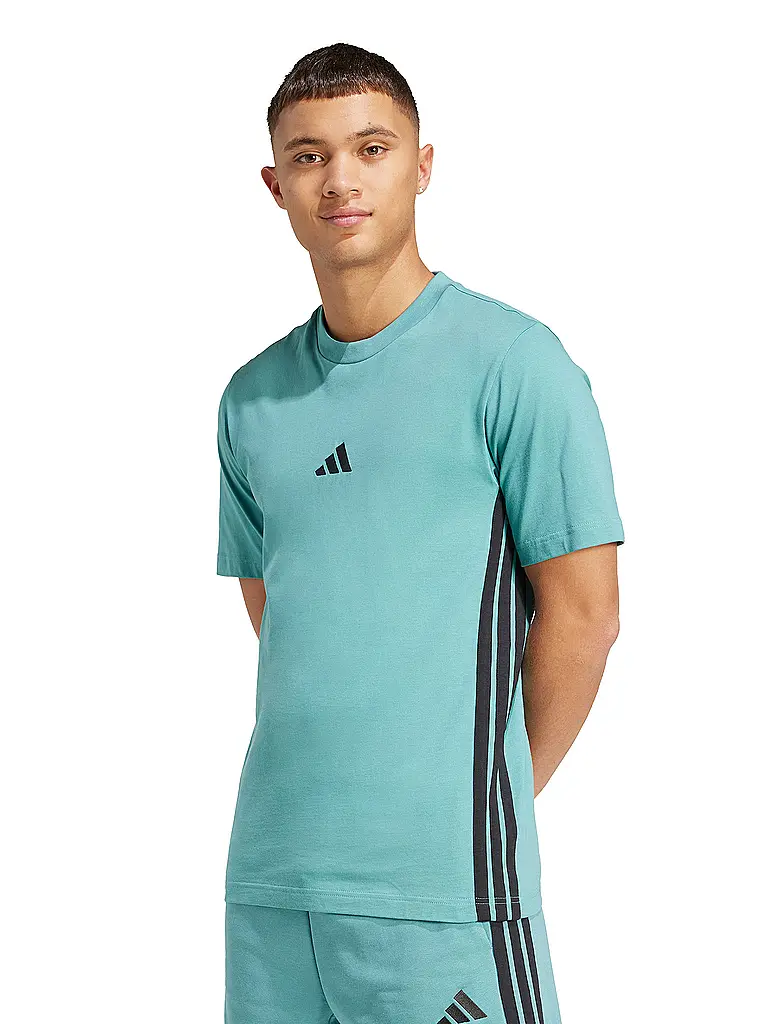 ADIDAS | Camiseta de hombre Essentials 3S | Petróleo