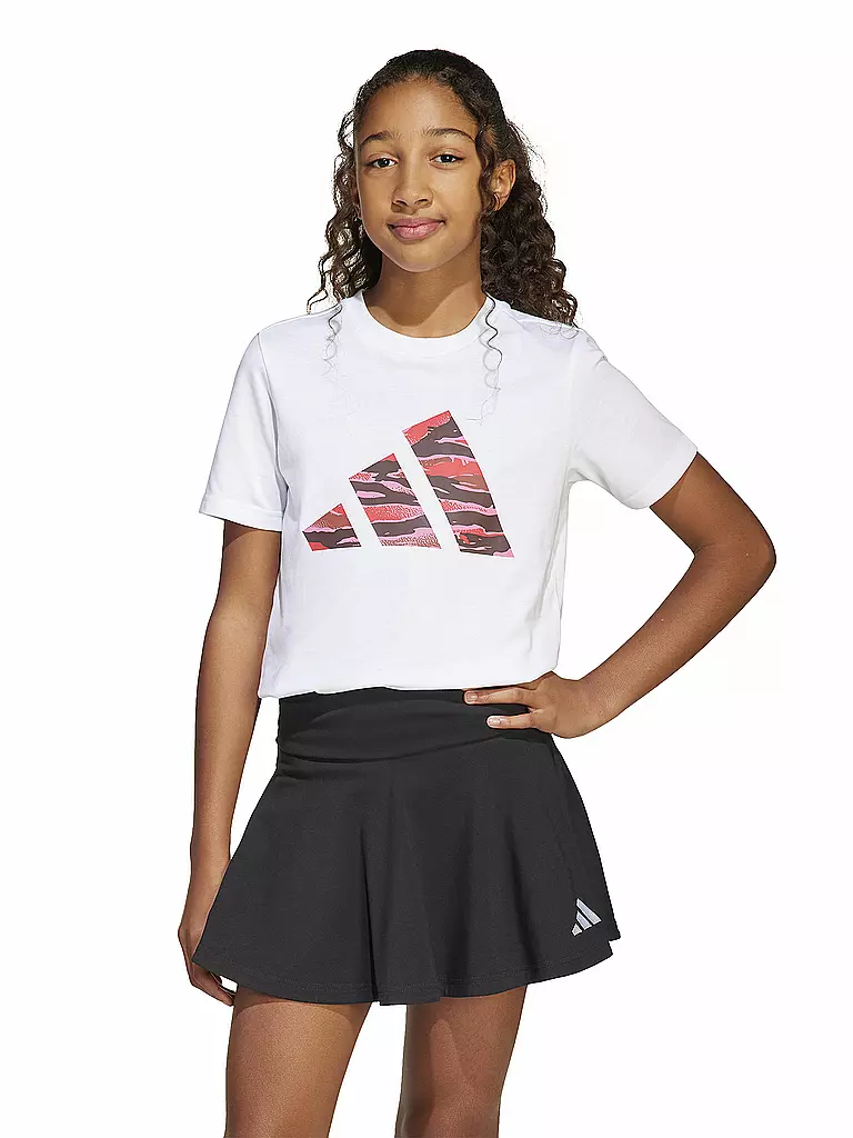 ADIDAS | Camiseta de niña con logo de camuflaje |