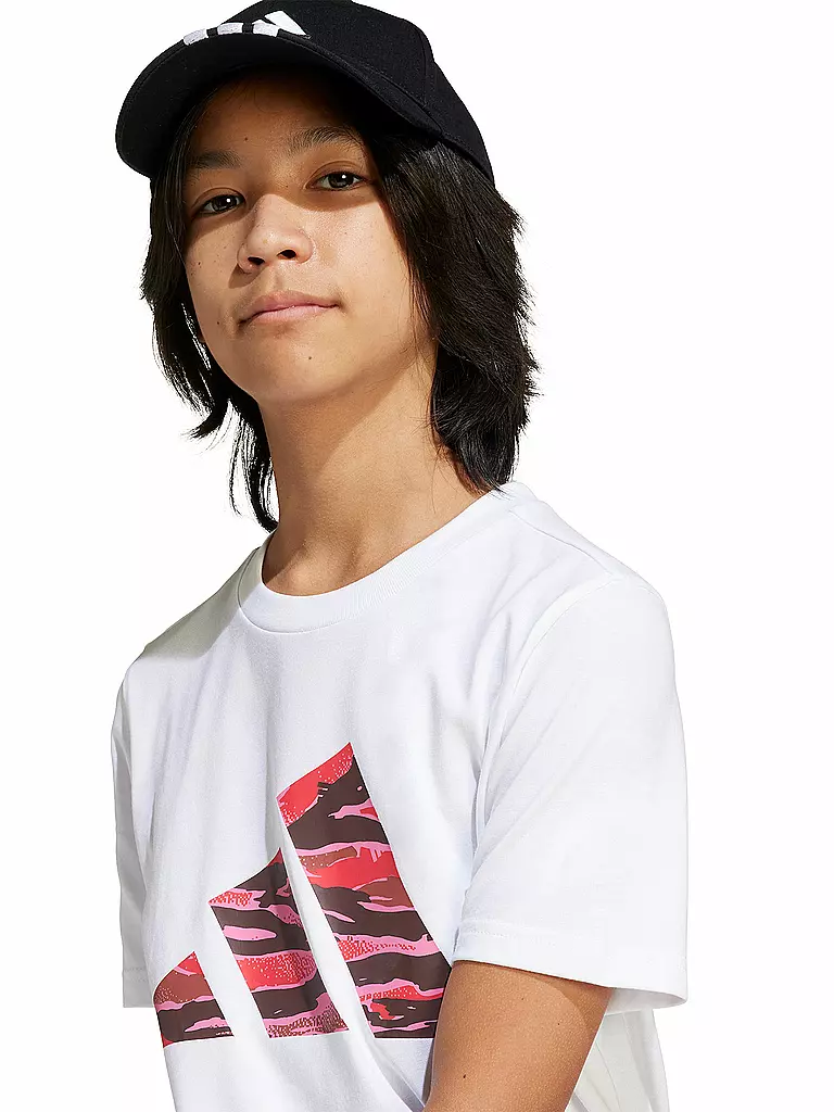 ADIDAS | Camiseta de niña con logo de camuflaje |