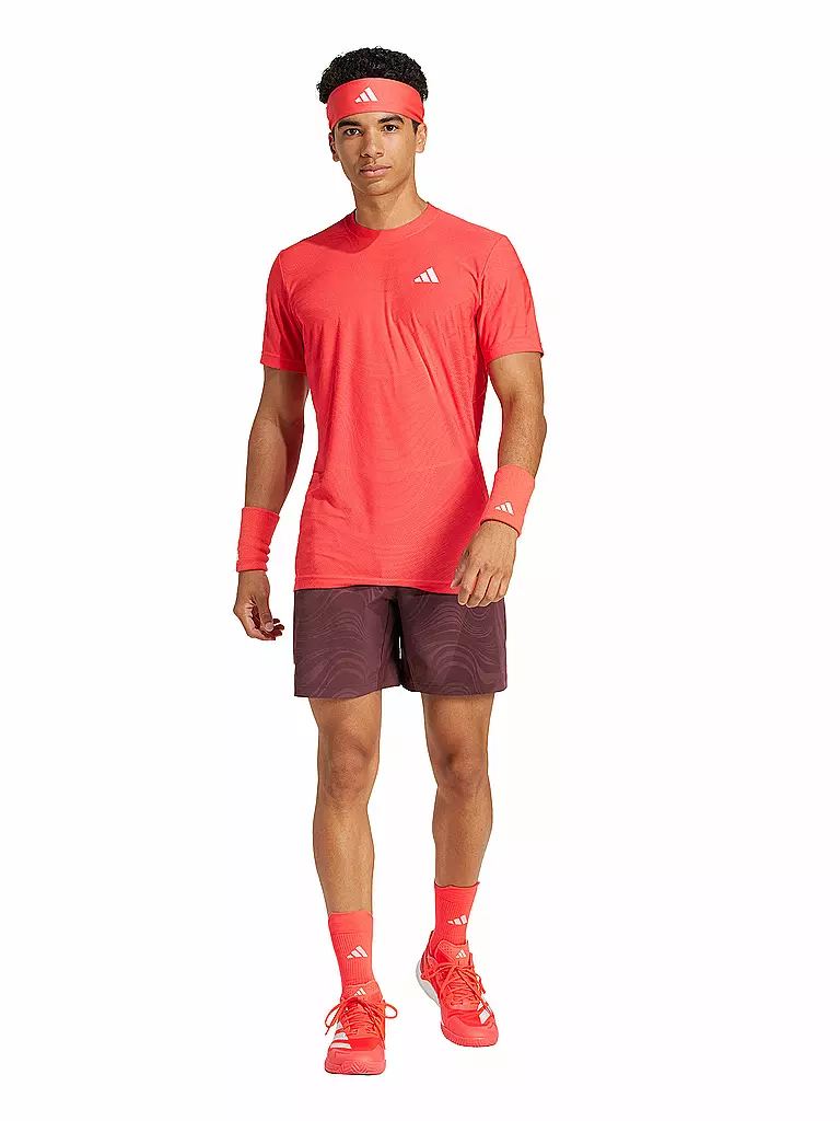 ADIDAS | Camiseta de tenis Freelift Pro para hombre | Rojo