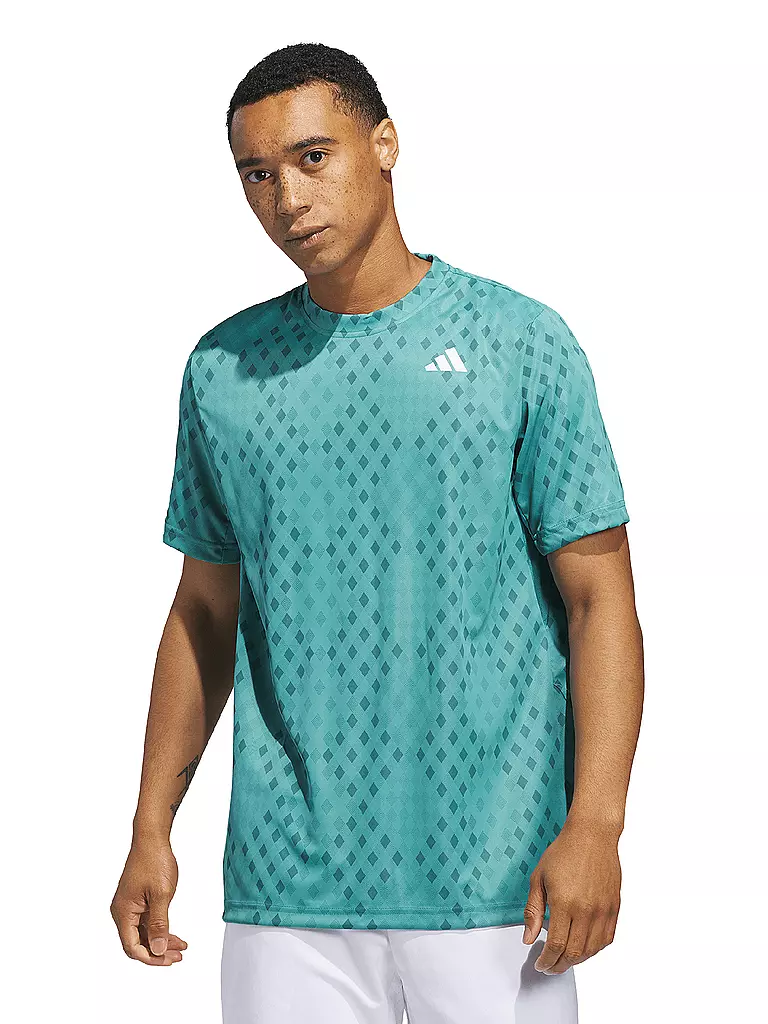 ADIDAS | Camiseta de tenis para hombre Climacool Club Grafik | Petróleo