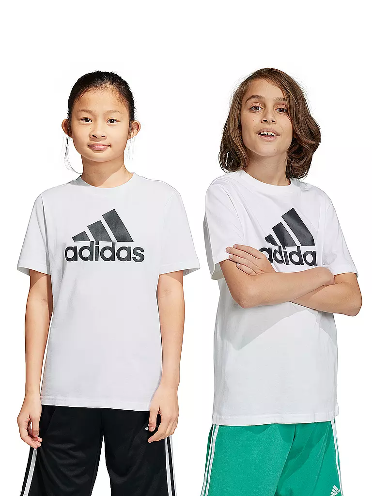 ADIDAS | Camiseta infantil Essentials con logo grande | Blanco