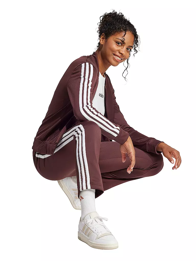 ADIDAS | Chándal de mujer 3S TR TS | Rojo oscuro