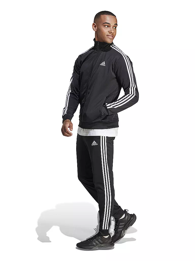 ADIDAS | Chándal para hombre Sportswear Basic de tricot con 3 rayas | Negro