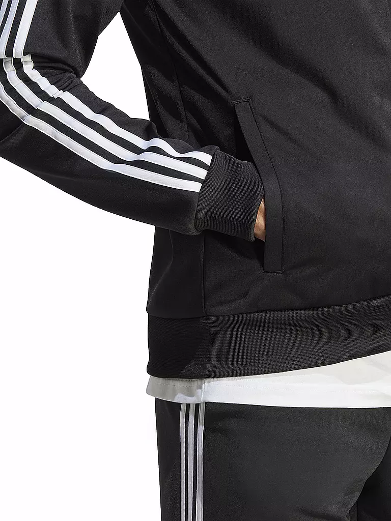 ADIDAS | Chándal para hombre Sportswear Basic de tricot con 3 rayas | Negro