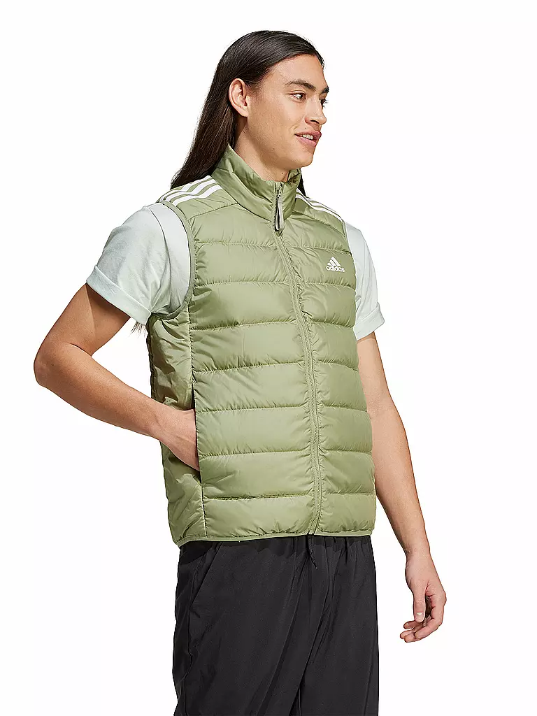 ADIDAS | Chaleco de plumas Essentials 3 bandas Light para hombre |