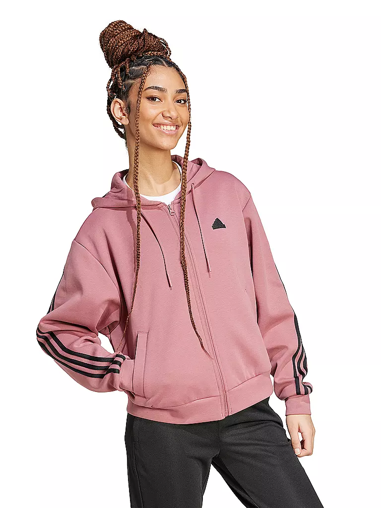 ADIDAS | Chaqueta con capucha 3S para mujer | Rosa