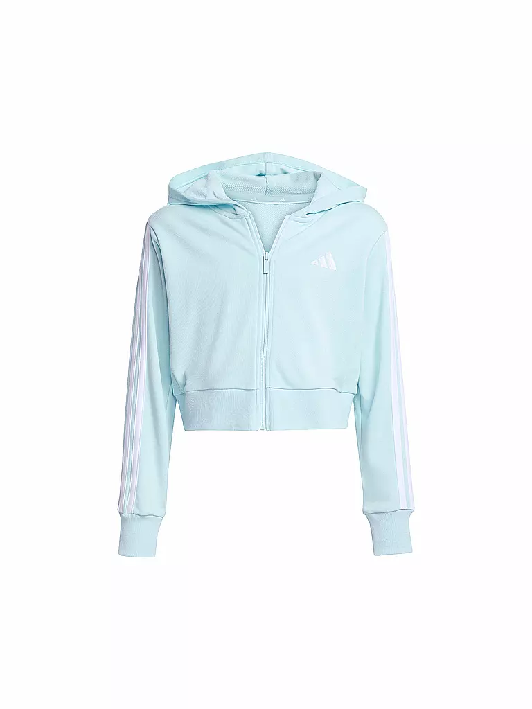 ADIDAS | Chaqueta con capucha Essentials para niña | Azul claro