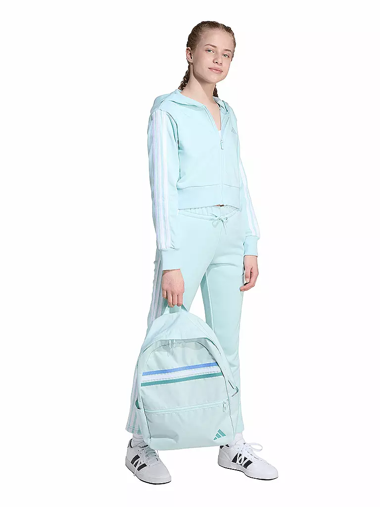 ADIDAS | Chaqueta con capucha Essentials para niña | Azul claro