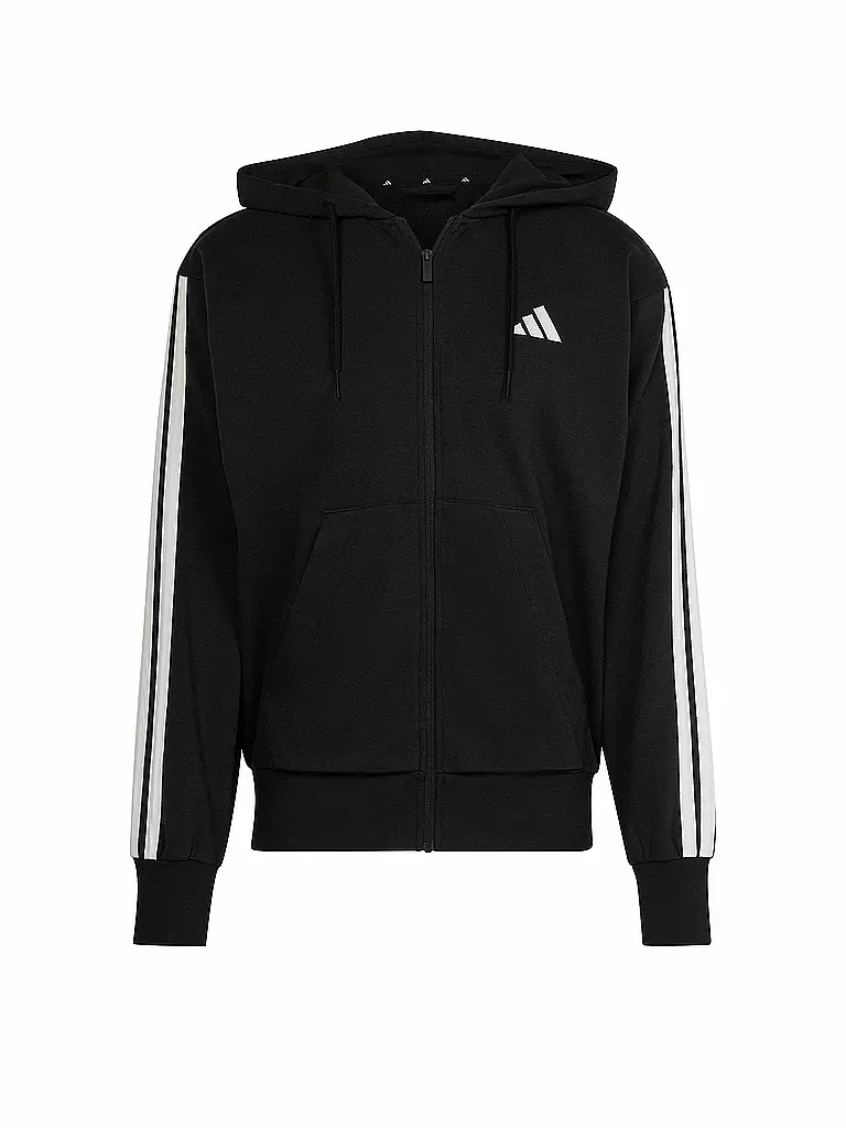ADIDAS | Chaqueta con capucha para hombre 3S FT FZ | Negro