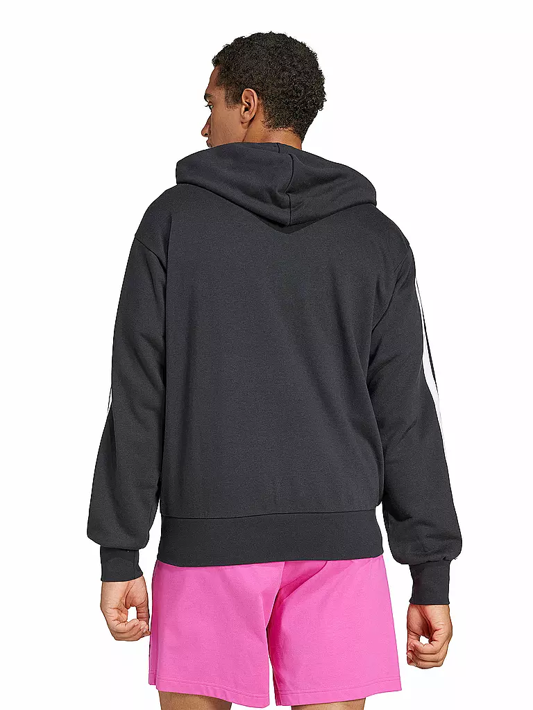ADIDAS | Chaqueta con capucha para hombre 3S FT FZ | Negro