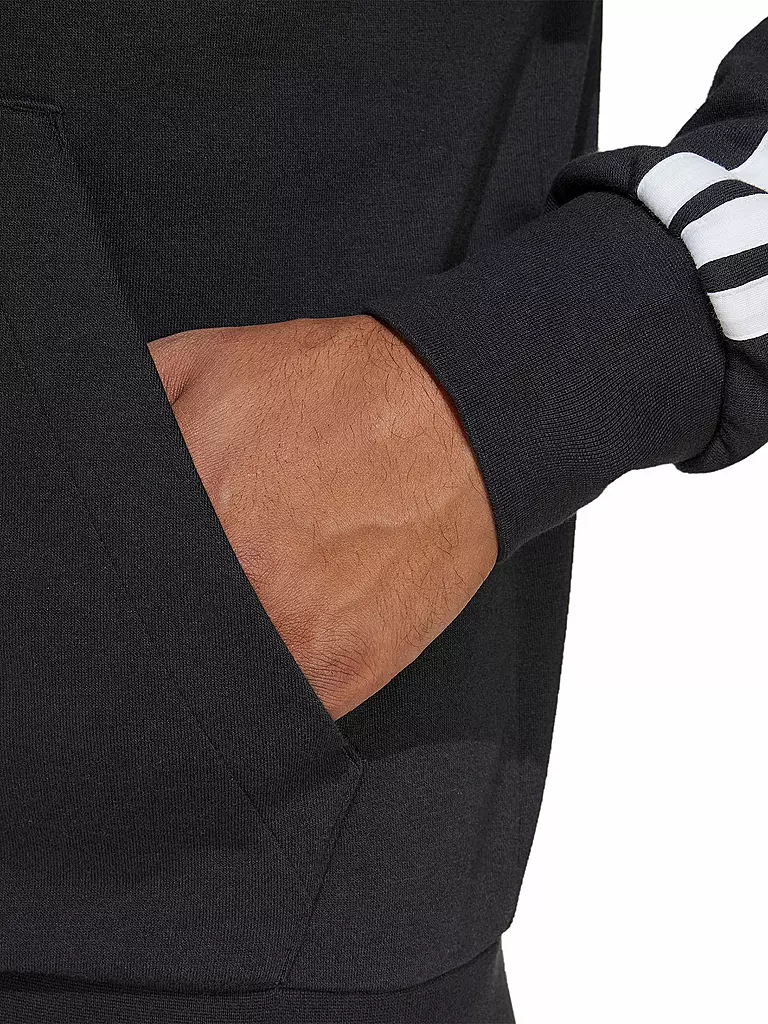 ADIDAS | Chaqueta con capucha para hombre 3S FT FZ | Negro