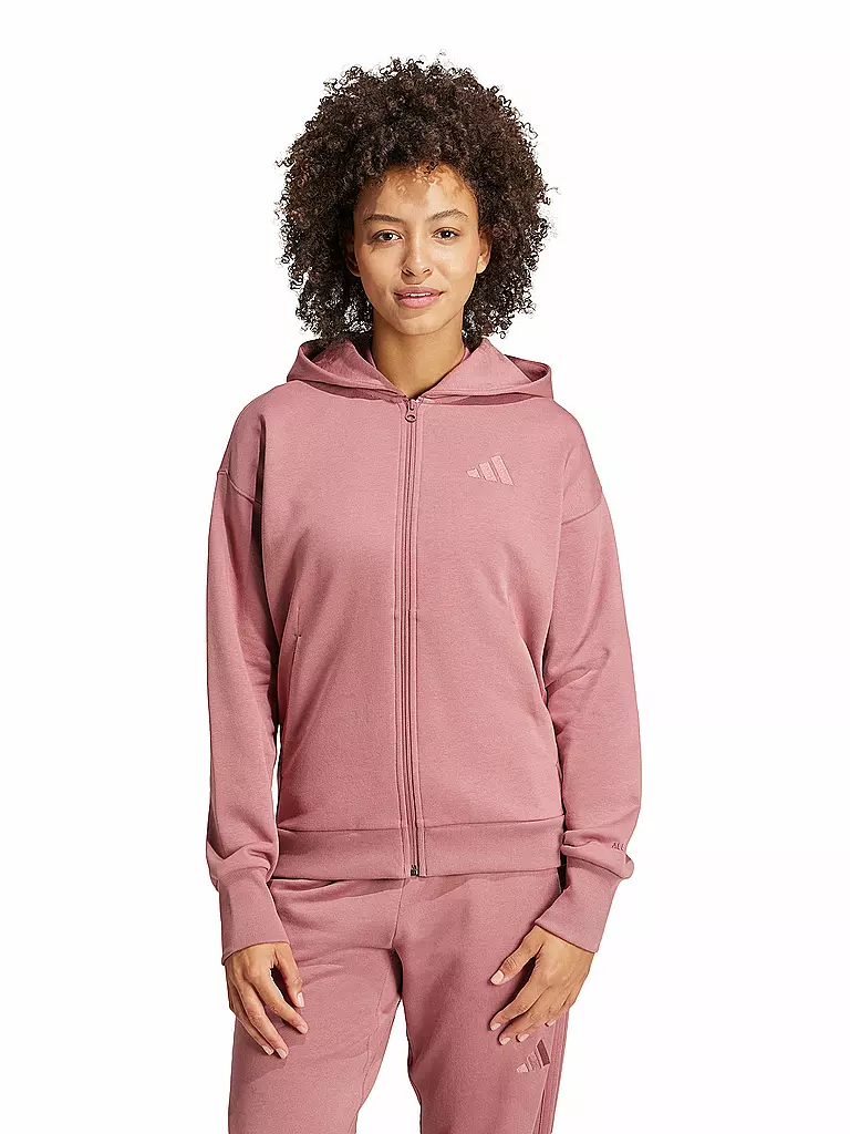 ADIDAS | Chaqueta con capucha para mujer ALL SZN Fleece | Rosa