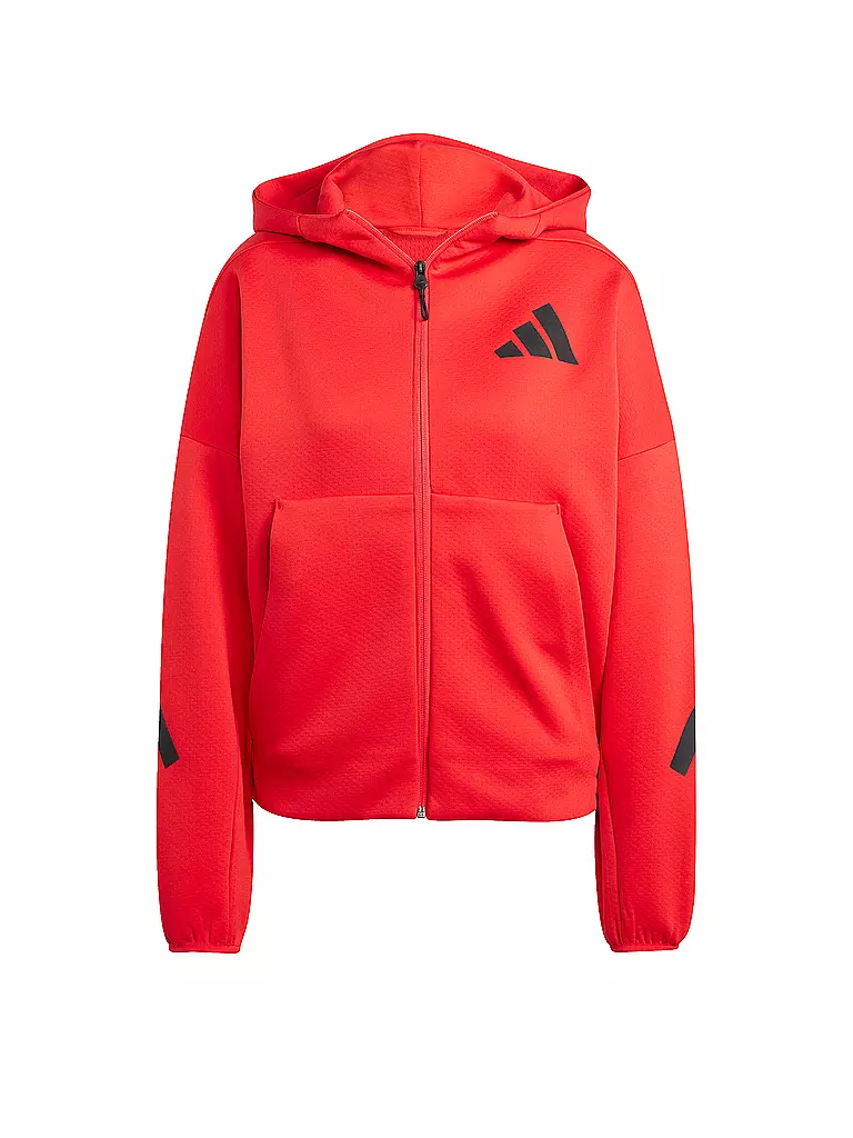 ADIDAS | Chaqueta con capucha ZNE para mujer | Rojo
