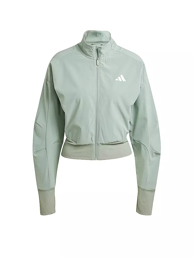 ADIDAS | Chaqueta de fitness para mujer D4T WVN Cover | Verde claro