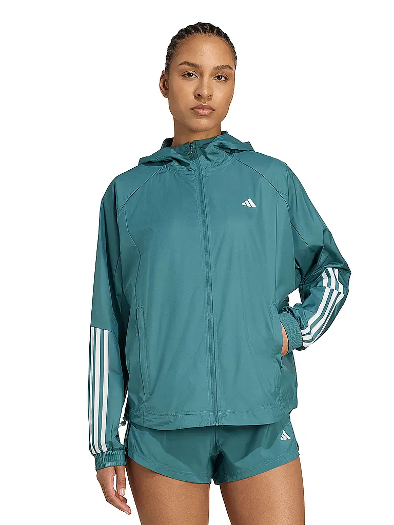 ADIDAS | Cortavientos WIND.RDY Hyperglam para mujer | Petróleo