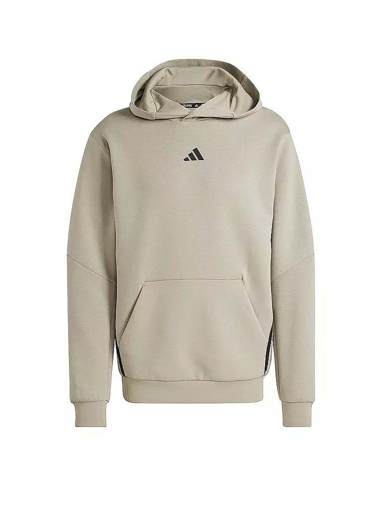 ADIDAS | Damen Fitnesshoodie Designed for Training  | Camel
