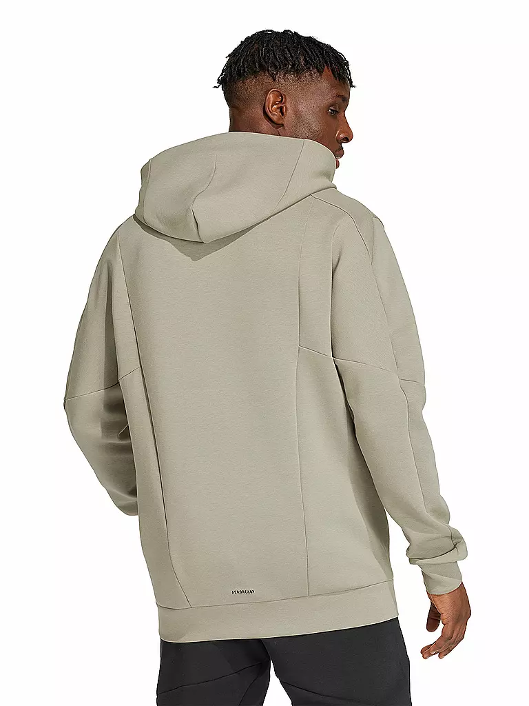 ADIDAS | Damen Fitnesshoodie Designed for Training  | Camel